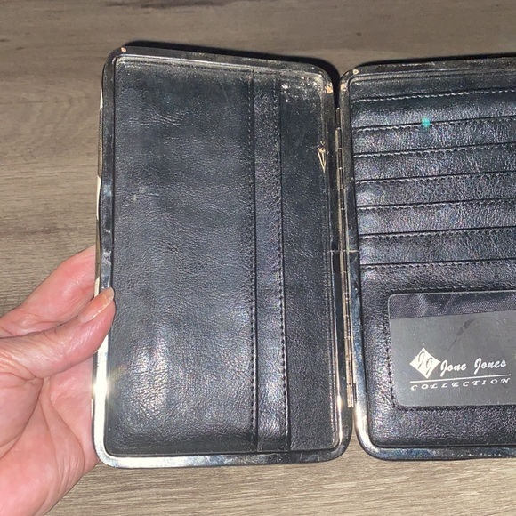 VTG Jone Jones collection Giraffe flat wallet NWT Brown & cream - Picture 8 of 11